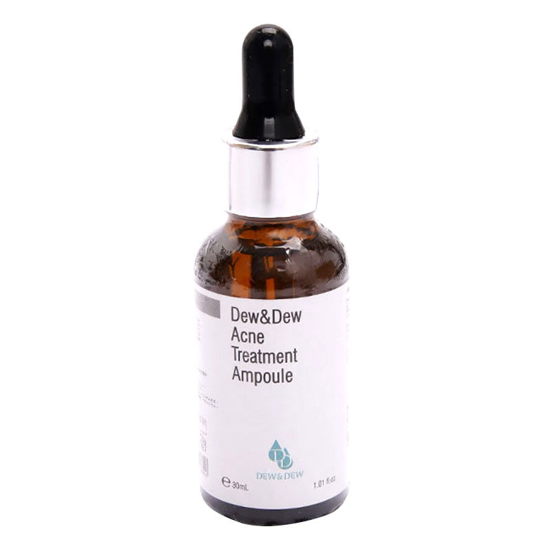 Dew & Dew Acne Treatment Ampoule được đánh giá là serum trị mụn đầu đen cho nam