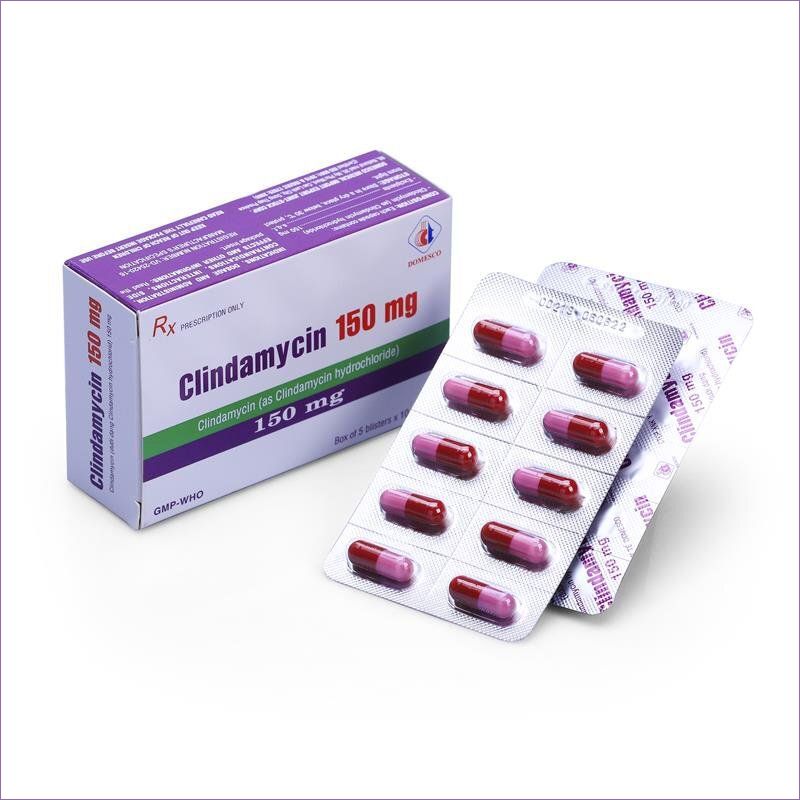 Viên uống trị mụn nội tiết cho nam Clindamycin
