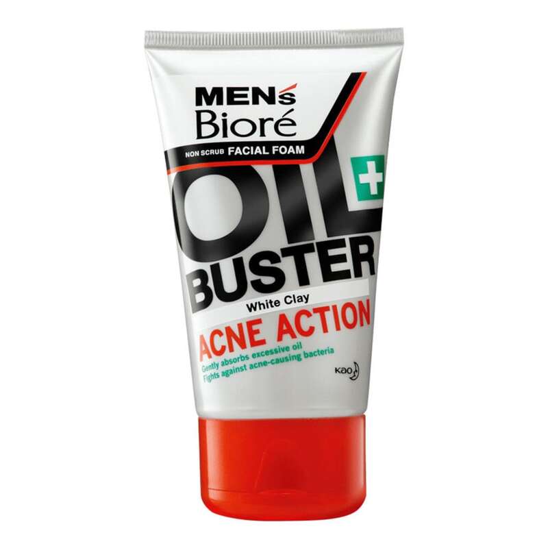 Sữa rửa mặt Kao Men's Biore Oil Buster Acnes Action